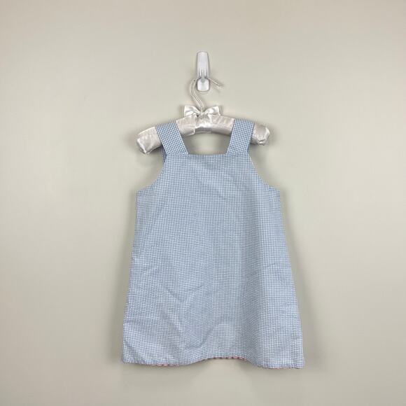 The Bailey Boys Blue Gingham Applique Ice Cream Dress 4T USA - Picture 9 of 11